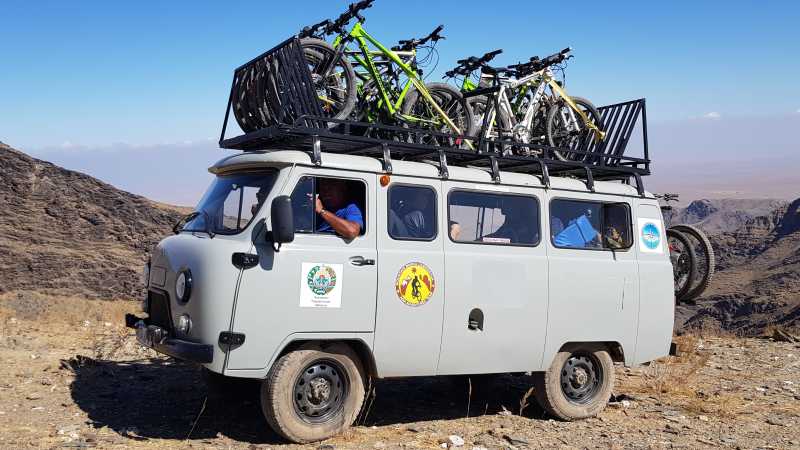 Bike carrier for Uzbekistan by Bike