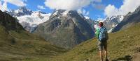 Views of Freney Pillar on the Tour du Mont Blanc | Sarah Hunt