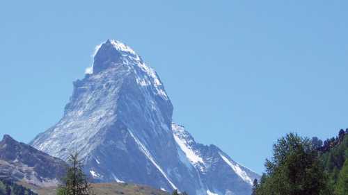The distinctive Matterhorn