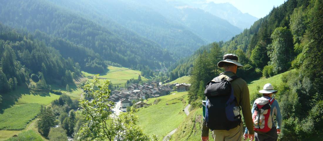 Rambling above a Swiss mountain village |  <i>Jac Lofts</i>