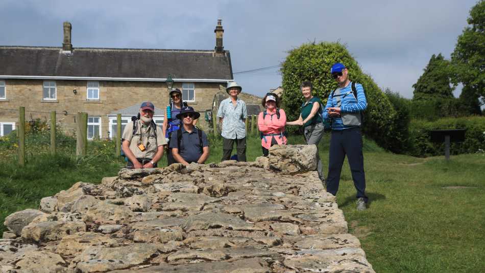 Section of Hadrian's Wall in suburb of Newcastle-upon-Tyne | John Millen