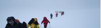 Walking in deep snow on tour glacier, Mont blanc |  <i>Neill Prothero</i>