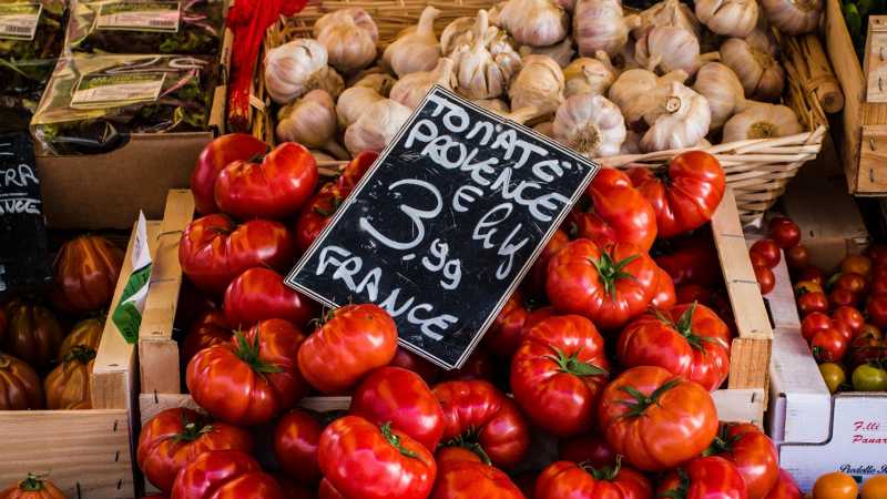 Market fresh tomatoes - Provence: The Art of Living Well with Lyndey Milan, France