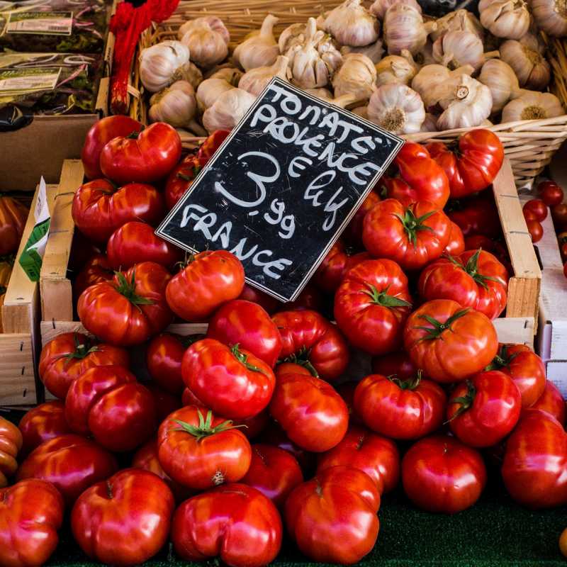 Market fresh tomatoes