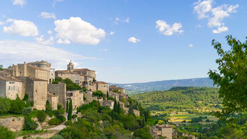 Medieval hilltop village of Gordes, located in the Luberon region of Provence. - Provence: The Art of Living Well with Lyndey Milan, France