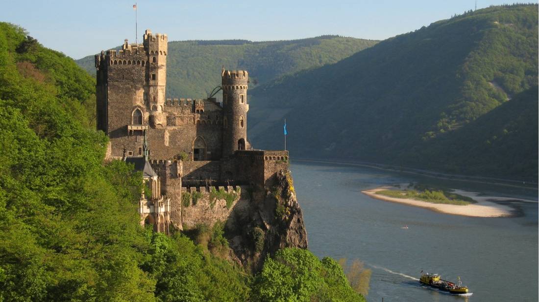 Castle overlooking the Rhine