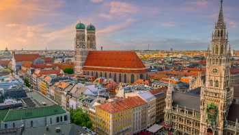 View over Munich in Germany