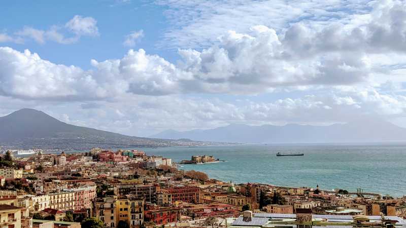 A city between sea and volcano. - Savor Italy: Parma to Naples with 2foodtrippers, Italy