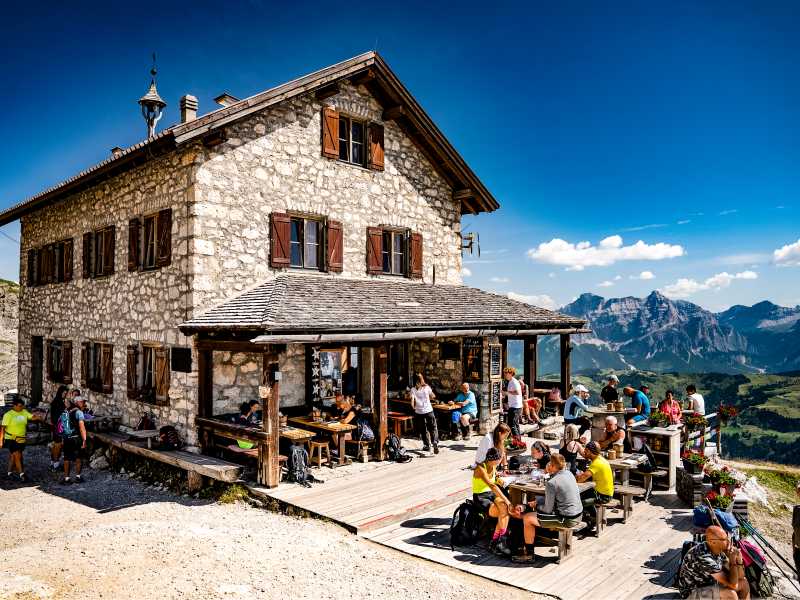 Refugio in the Dolomites. | Tim Charody