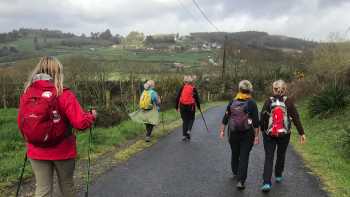 Group walking & writing their way to Santiago with Stephanie Dale