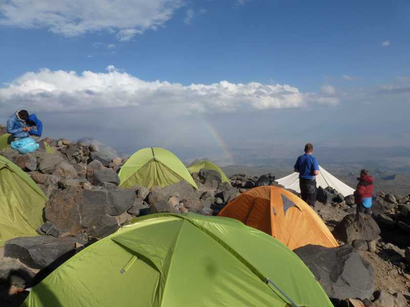 Camping on Mount Ararat