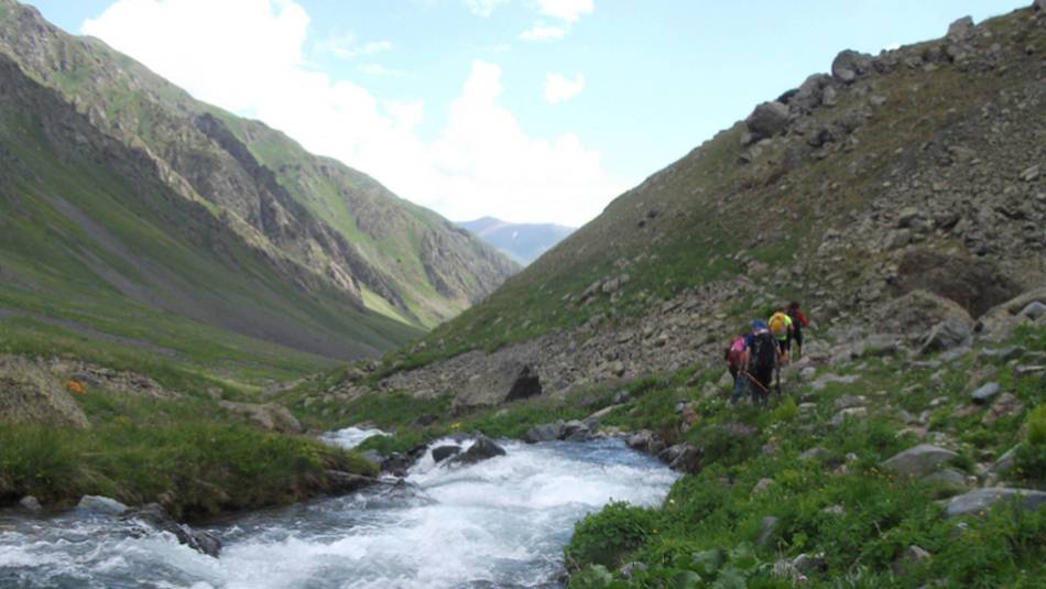 Mountain river in the Kackar Mountains