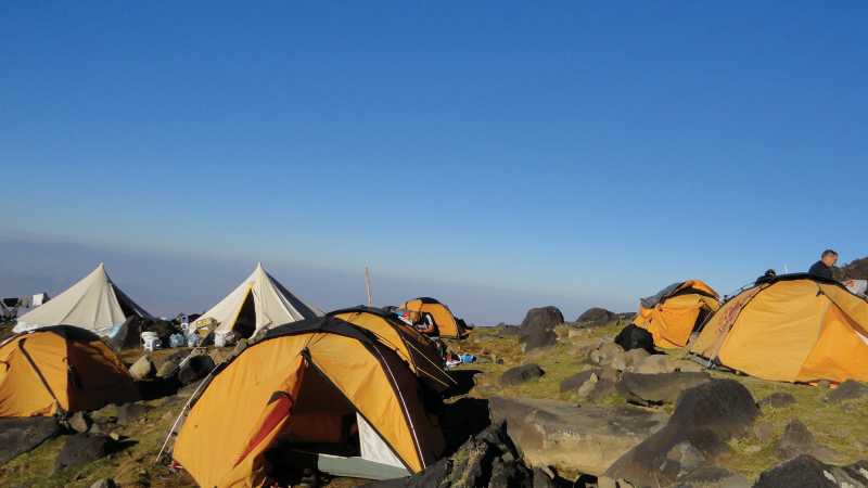 Happy campers on an ascent of Mount Ararat - Mount Ararat Expedition, Türkiye/Turkey