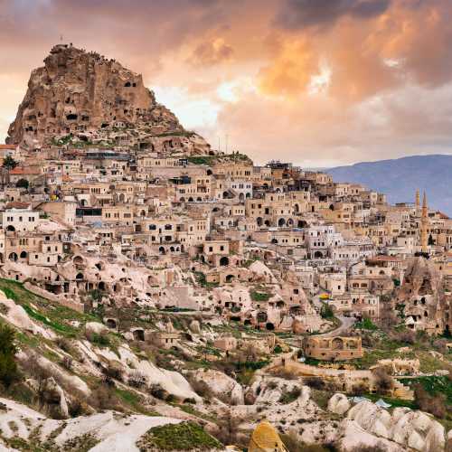 Discover the incredible Uchisar Castle in Cappadocia, Turkey