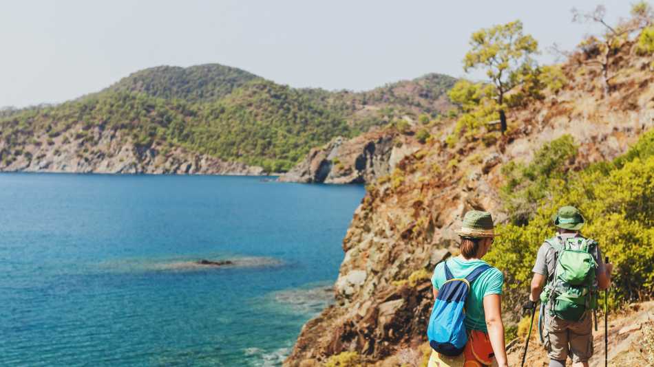 Walking the Lycian Way trail in Turkey