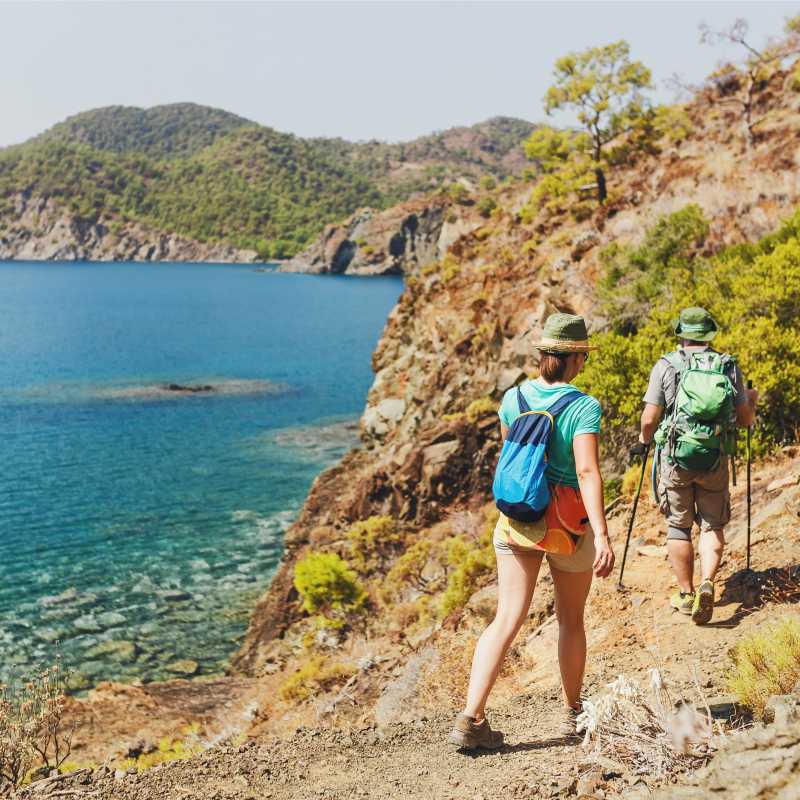 Walking the Lycian Way trail in Turkey