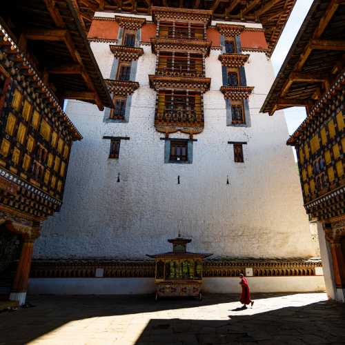 Inside the Paro Dzong, Bhutan