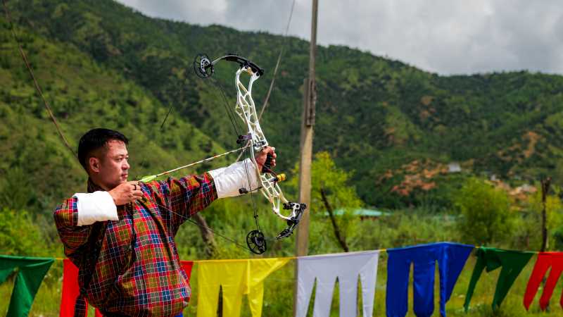 Archery in Paro District, Bhutan | Lachlan Gardiner