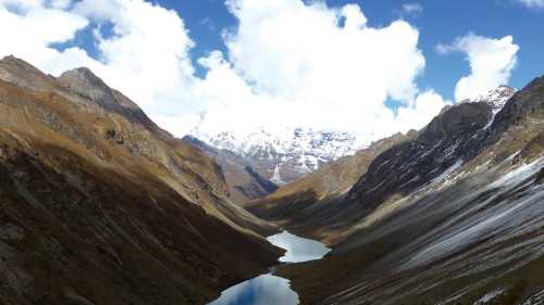 Snowy scenery trekking through Nye La | Gavin Turner