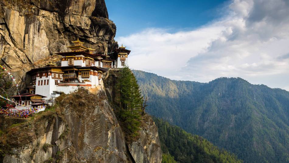 The sacred Taktsang Monastery in Bhutan is also referred to as the Tiger's Nest monastery. | Richard I'Anson