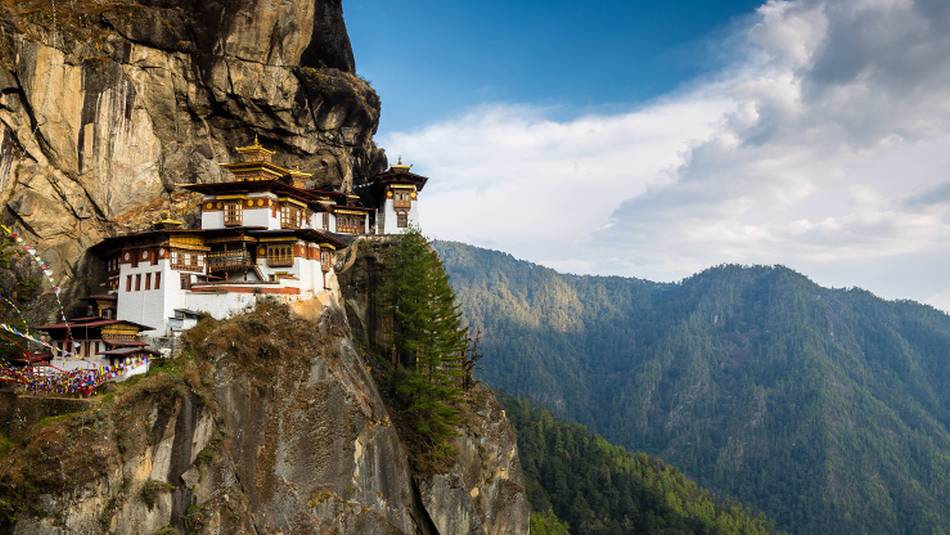 The sacred Taktsang Monastery in Bhutan is also referred to as the Tiger's Nest monastery. | Richard I'Anson