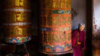 Inside this beautiful Bhutanese monastery