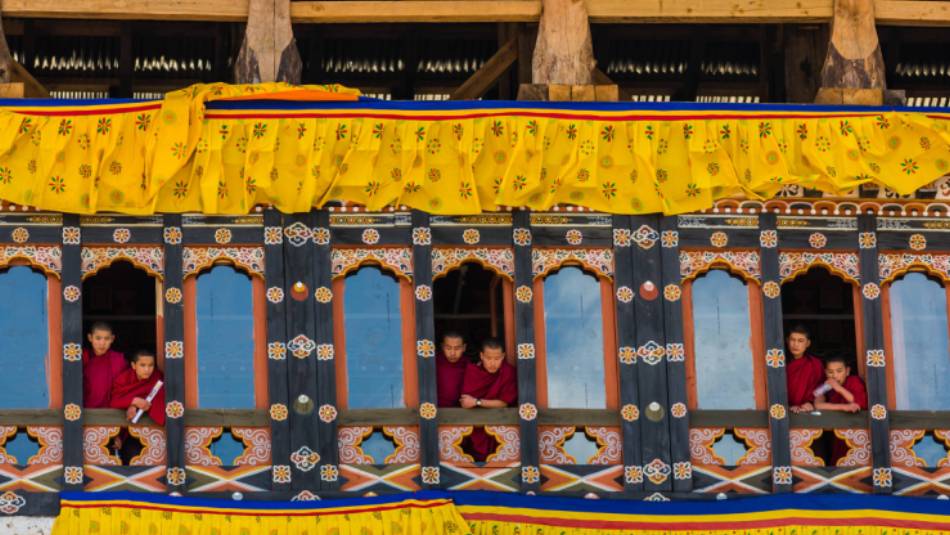 Beautiful colours on the streets of Bhutan | Richard I'Anson