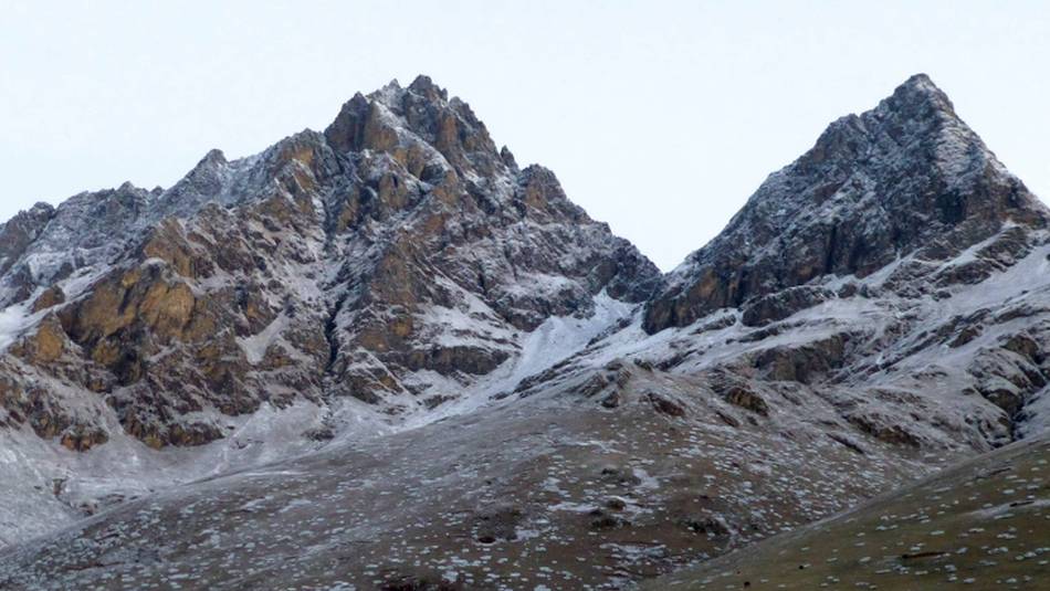 Views towards the rock face of Shodu Mountain | Gavin Turner