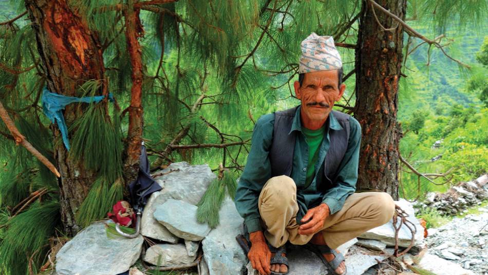 Fruit stall in far western Nepal | Michelle Landry