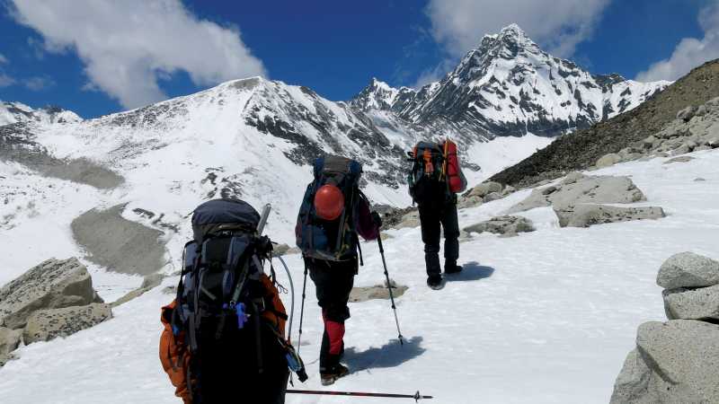 Stunning views on the trek back to Ghunsa | Ray Mustey