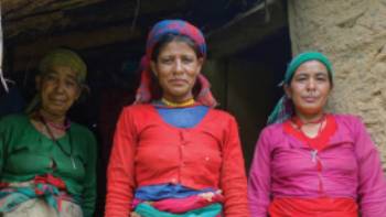 Local ladies in far western Nepal