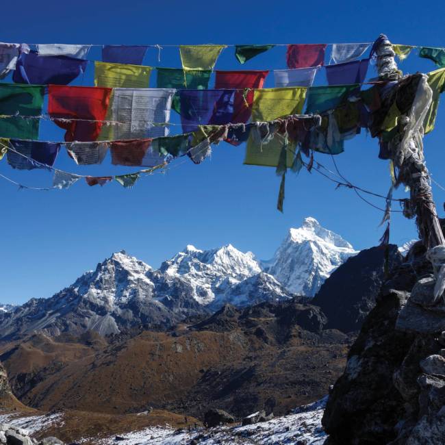Overlooking Mt. Jannu from Selele Pass | Michelle Landry