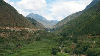 The verdant valleys leading to Rara Lake in Nepal's far western region of Dolpo