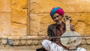 Musician at Jaisalmer Fort