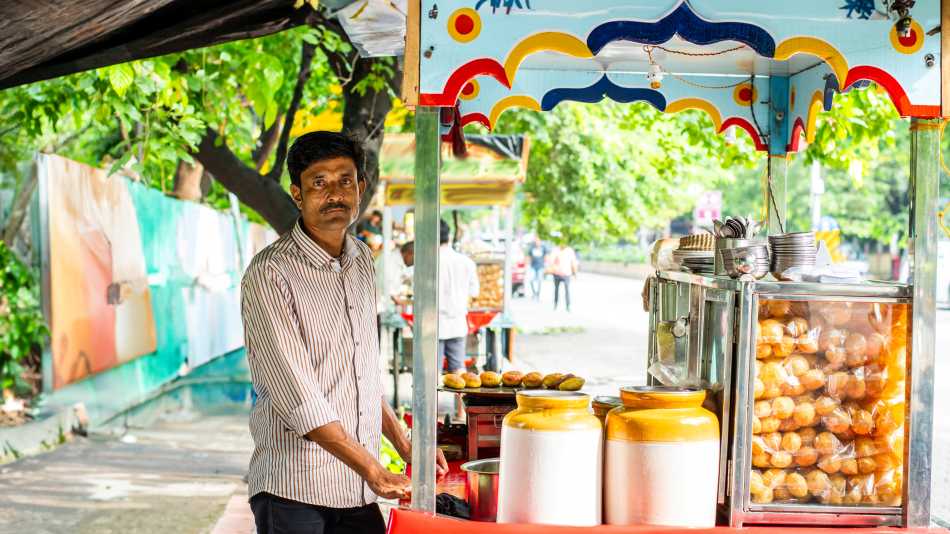 Pani Puri street seller | Shutterstock