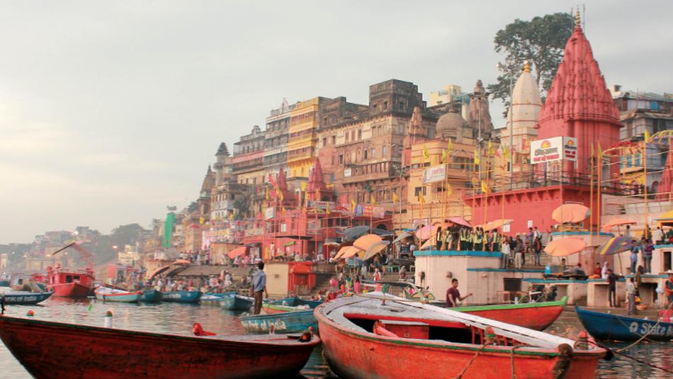 Views along the bustling Ghats, Varanasi -  Photo: Rachel Imber
