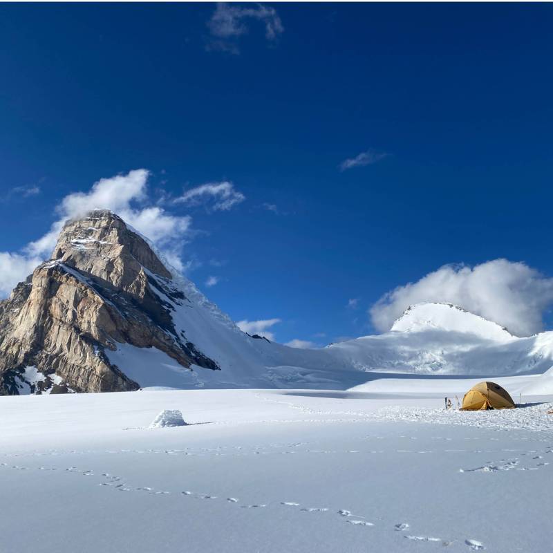 Campsite on Kun, Indian Himalaya | Lydia Bradey