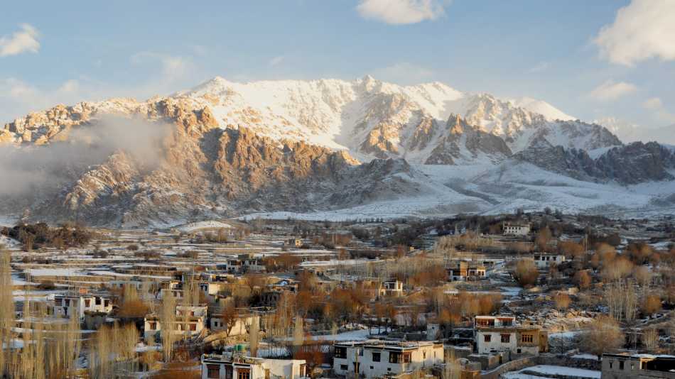 The village of Hemis Shukpachan in winter | Garry Weare