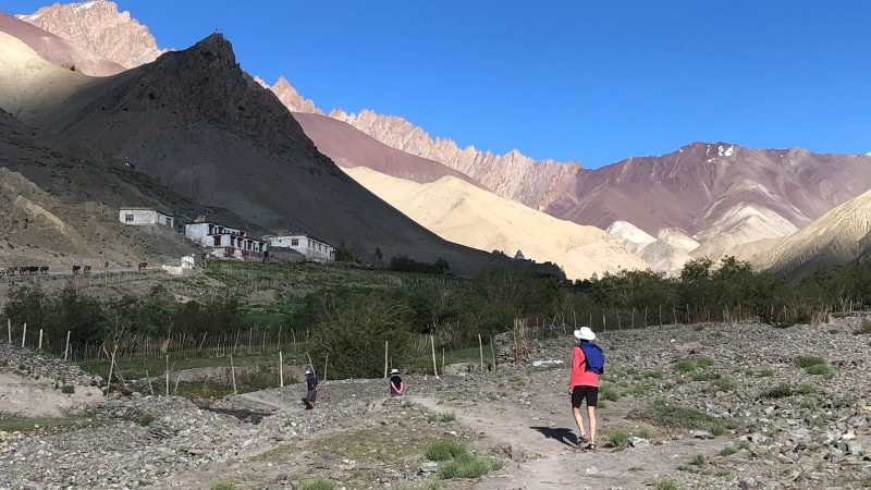 Wandering up to the village of Rumbak at sunset | Brad Atwal
