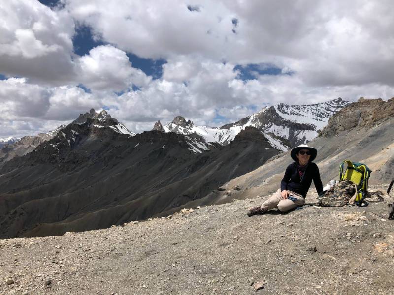 Bw rewarded with incredible and vast mountain vistas on the Zalung La pass | Brad Atwal