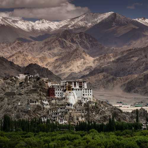 Spectacular views of Leh in the Indian Himalaya