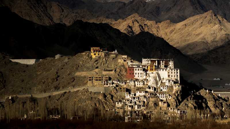 Spiti Monastery with the Ladakh Range towering behind | Richard I'Anson