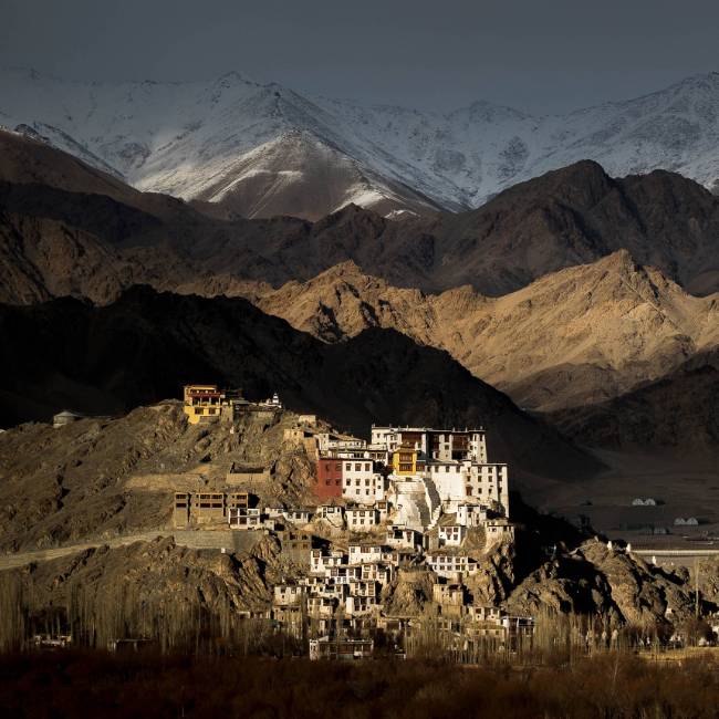Spiti Monastery with the Ladakh Range towering behind | Richard I'Anson