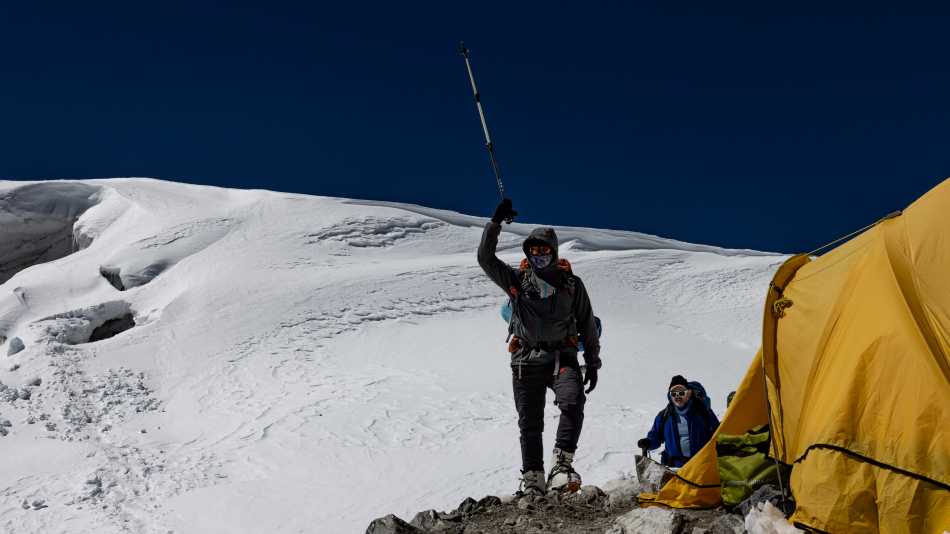Returning to camp on Mera Peak | Nicholas Redmond