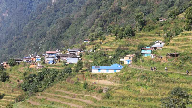Walking the village trails towards Landruk in the Annapurna region of Nepal | Brad Atwal