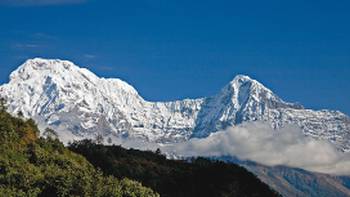 Clear views of Annapurna South