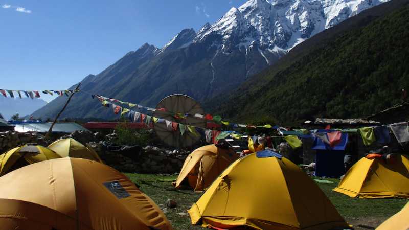Camp on Manaslu Circuit