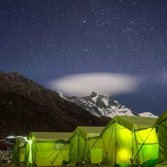 Connect with the mountains and stars at our exclusive eco-comfort camps. | Dan Cassar