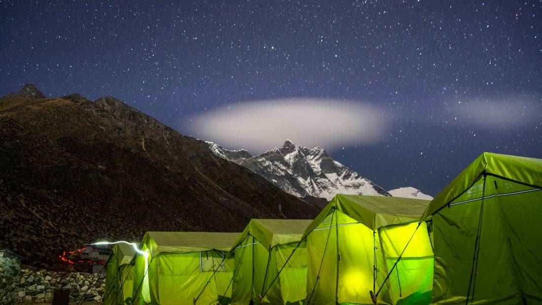 Connect with the mountains and stars at our exclusive eco-comfort camps. |  <i>Dan Cassar</i>