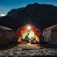Stay at our comfortable semi-permanent campsites in Nepal's Everest region | Mark Tipple